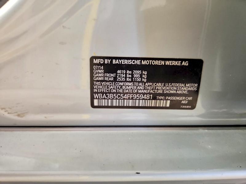63854446 :رقم المزاد ، WBA3B5C54FF959481 vin ، 2015 Bmw 328 مزاد بيع