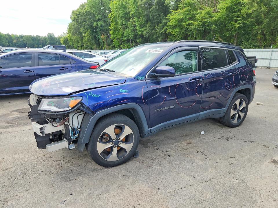 66776936 :رقم المزاد ، 3C4NJDBB3JT116676 vin ، 2018 Jeep Compass مزاد بيع