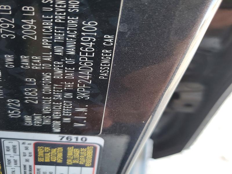 Aukcja sprzedaży 2023 Kia Forte, vin: 3KPF24AD6PE649106, numer aukcji: 63676176