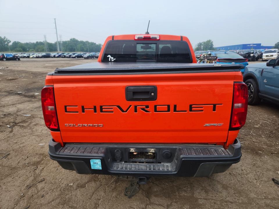 65196746 :رقم المزاد ، 1GCGTEEN7M1230237 vin ، 2021 Chevrolet Colorado مزاد بيع