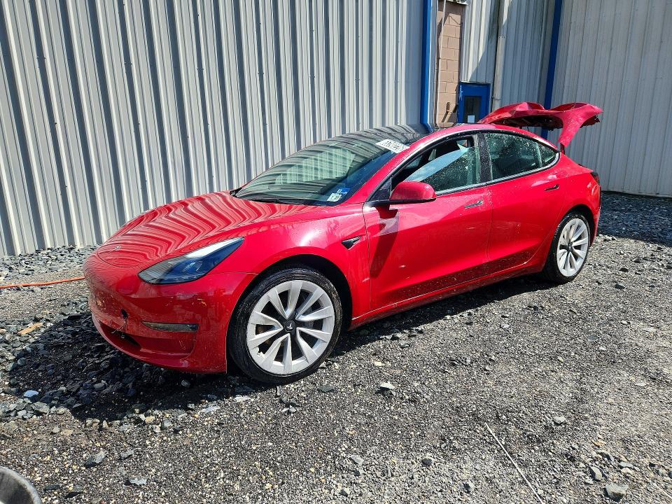 65398226 :رقم المزاد ، 5YJ3E1EA0NF286057 vin ، 2022 Tesla Model 3 مزاد بيع