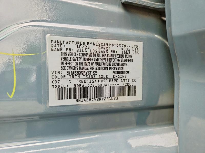 Продажа на аукционе авто 2024 Nissan Sentra, vin: 3N1AB8CV2RY231623, номер лота: 66401746