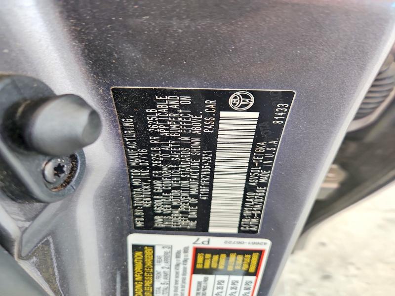 Продажа на аукционе авто 2017 Toyota Camry, vin: 4T1BF1FK7HU642821, номер лота: 66431936