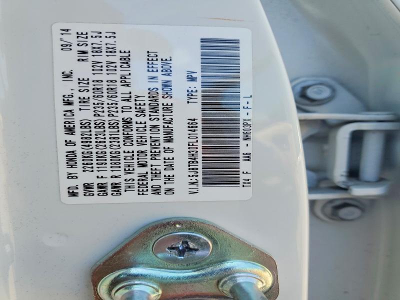 2015 Acura Rdx მანქანა იყიდება აუქციონზე, vin: 5J8TB4H30FL014664, აუქციონის ნომერი: 66735016