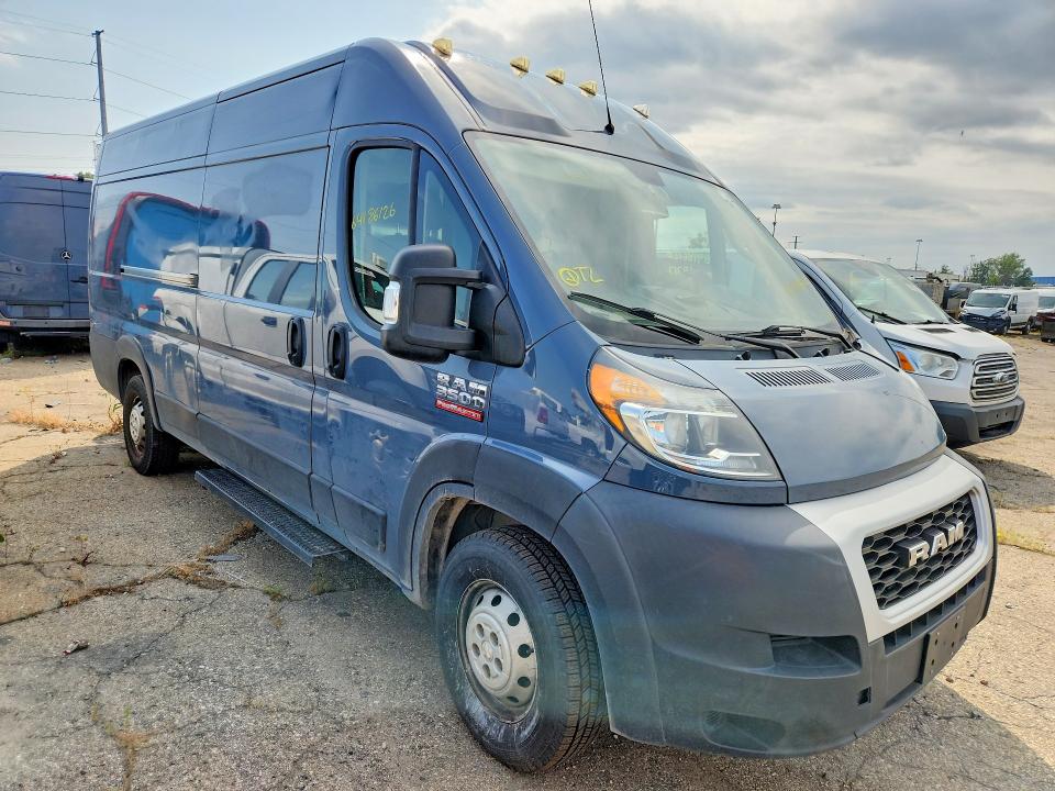 64186126 :رقم المزاد ، 3C6URVJG0LE144070 vin ، 2020 Ram Promaster 3500 مزاد بيع