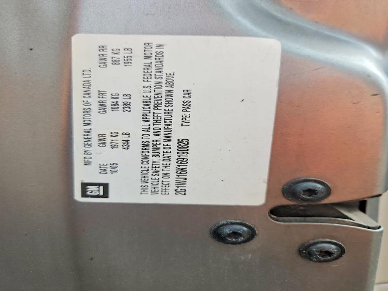 2006 Chevrolet Monte Carlo მანქანა იყიდება აუქციონზე, vin: 2G1WJ16K169190825, აუქციონის ნომერი: 64610886
