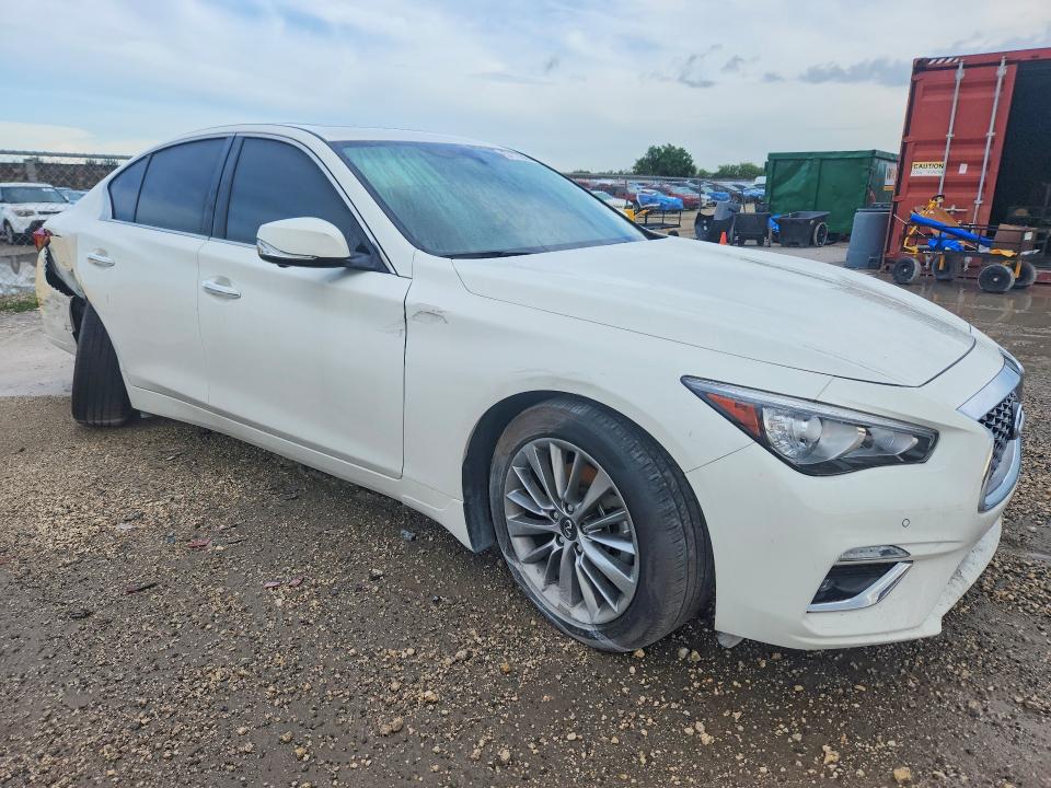 2023 Infiniti Q50 მანქანა იყიდება აუქციონზე, vin: JN1EV7BPXPM510565, აუქციონის ნომერი: 57113586