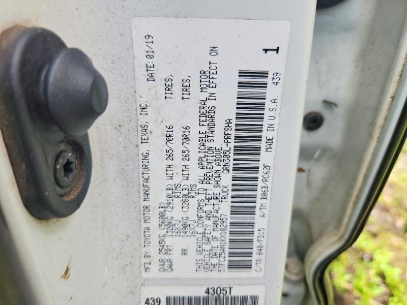 Продажа на аукционе авто 2019 Toyota Tacoma, vin: 5TFCZ5AN1KX182957, номер лота: 64258786