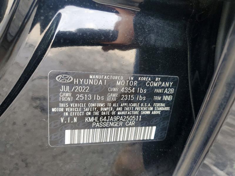 Продаж на аукціоні авто 2023 Hyundai Sonata, vin: KMHL64JA9PA250511, номер лоту: 65891966