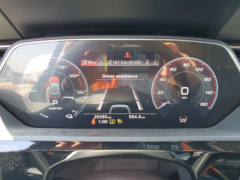2021 Audi E-tron მანქანა იყიდება აუქციონზე, vin: WA1AAAGE1MB022022, აუქციონის ნომერი: 63209996
