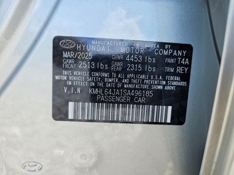 Продаж на аукціоні авто 2025 Hyundai Sonata, vin: KMHL64JA1SA496185, номер лоту: 67077746