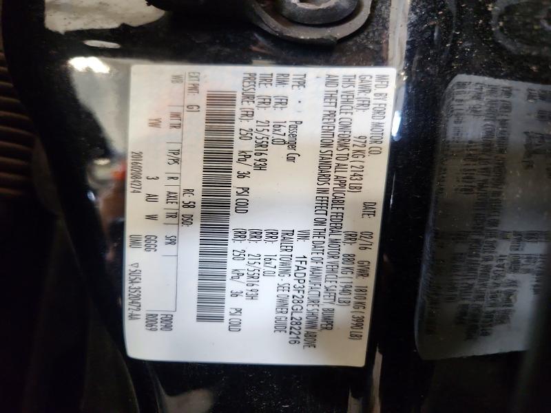 Продажа на аукционе авто 2016 Ford Focus, vin: 1FADP3F28GL282216, номер лота: 64807406
