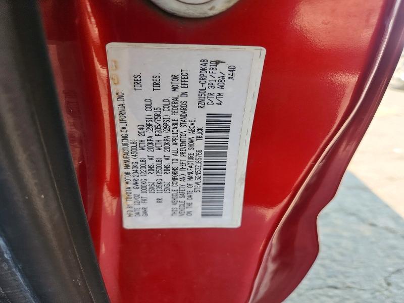 Продаж на аукціоні авто 2003 Toyota Tacoma, vin: 5TEVL52N53Z185766, номер лоту: 63953286