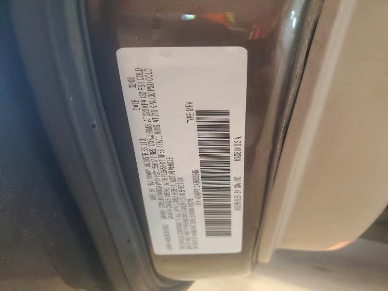 Продажа на аукционе авто 2008 Subaru Outback, vin: 4S4BP61C486355645, номер лота: 64793036