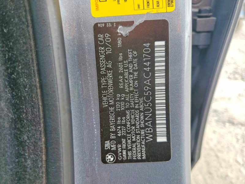 Продажа на аукционе авто 2010 Bmw 528, vin: WBANU5C59AC441704, номер лота: 64994066