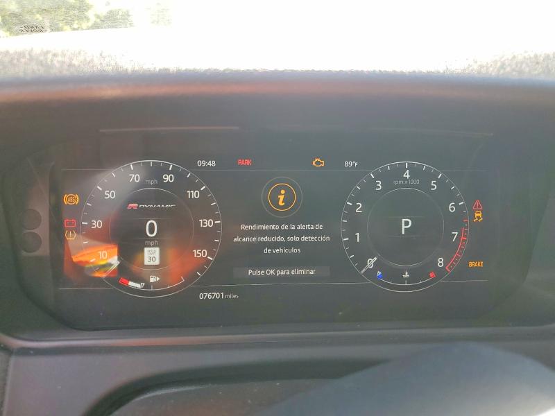 2019 Land Rover Range Rover Velar მანქანა იყიდება აუქციონზე, vin: SALYL2EX5KA220123, აუქციონის ნომერი: 66610366