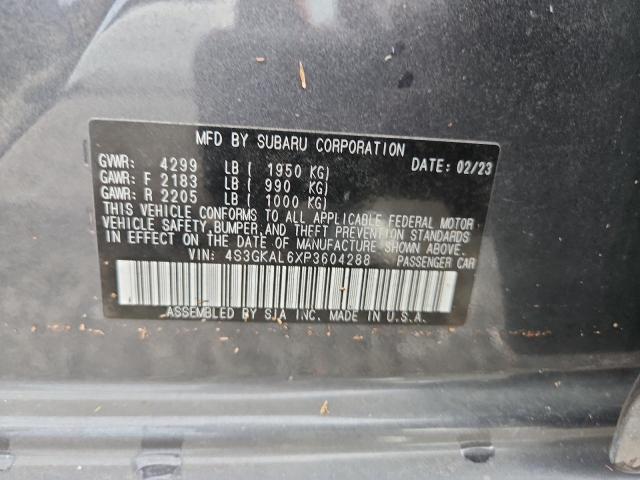 Aukcja sprzedaży 2023 Subaru Impreza, vin: 4S3GKAL6XP3604288, numer aukcji: 63810536