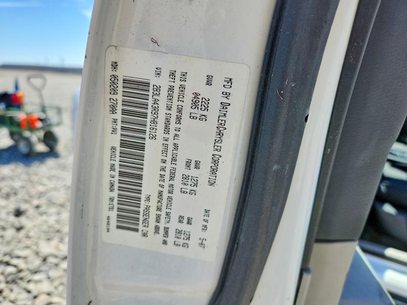 64595176 :رقم المزاد ، 2B3LA43R97H816126 vin ، 2007 Dodge Charger مزاد بيع