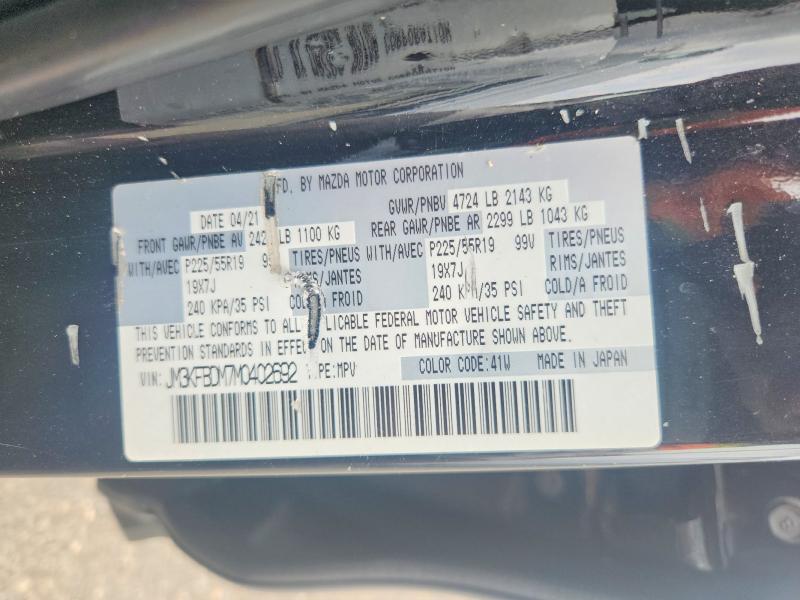 Aukcja sprzedaży 2021 Mazda Cx-5, vin: JM3KFBDM7M0402692, numer aukcji: 66217406