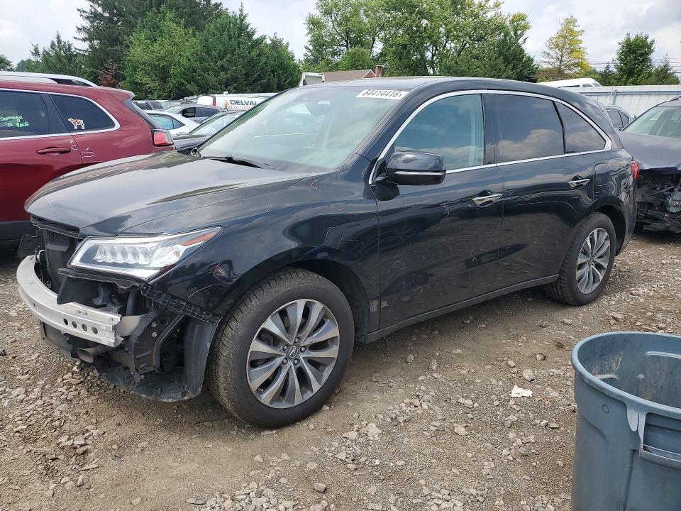 Продаж на аукціоні авто 2016 Acura Mdx, vin: 5FRYD4H6XGB041589, номер лоту: 64414416
