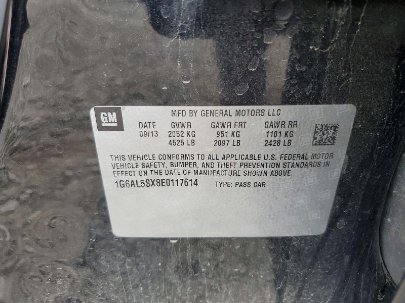Aukcja sprzedaży 2014 Cadillac Ats, vin: 1G6AL5SX8E0117614, numer aukcji: 63884776