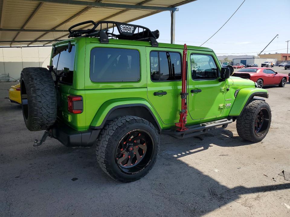 66871086 :رقم المزاد ، 1C4HJXEG1JW240302 vin ، 2018 Jeep Wrangler Unlimited مزاد بيع