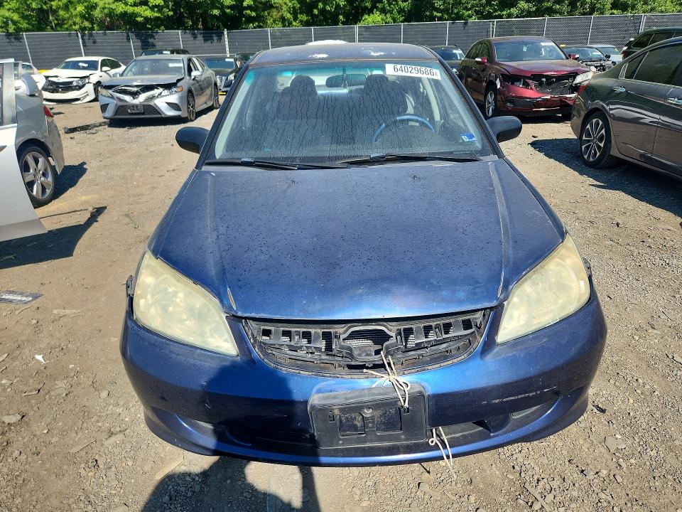 Продаж на аукціоні авто 2004 Honda Civic, vin: 2HGES16684H559249, номер лоту: 64029686
