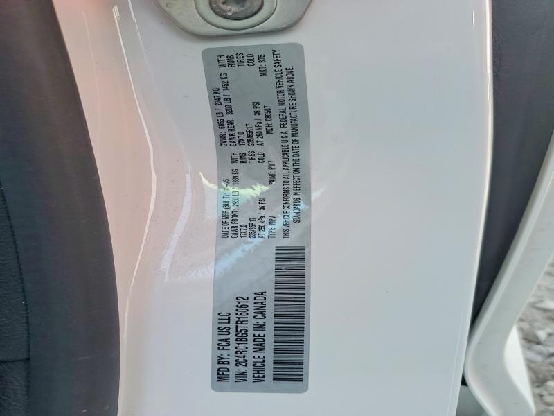 Продаж на аукціоні авто 2026 Chrysler Pacifica, vin: 2C4RC1BG5TR160612, номер лоту: 66748206