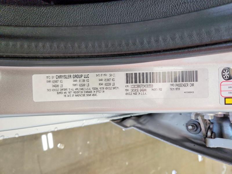 Aukcja sprzedaży 2012 Chrysler 200, vin: 1C3CCBBG7CN131559, numer aukcji: 63568776