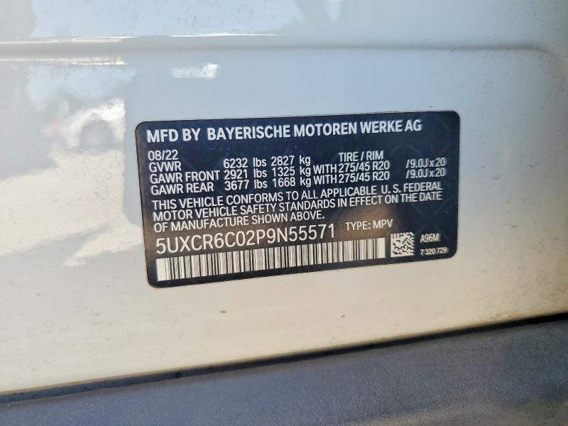 Aukcja sprzedaży 2023 Bmw X5, vin: 5UXCR6C02P9N55571, numer aukcji: 64494956