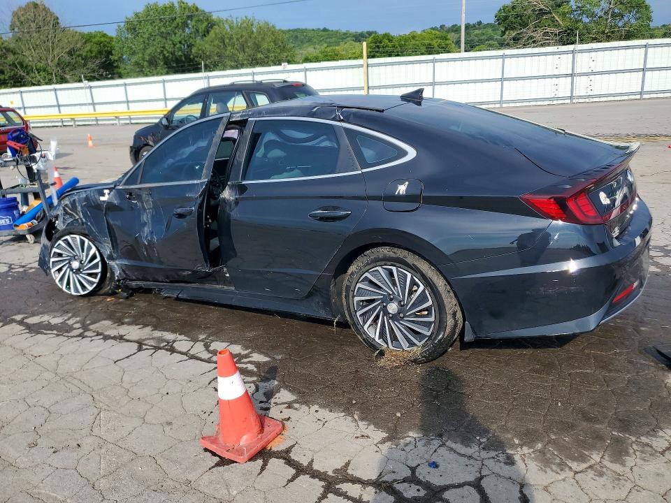 2021 Hyundai Sonata Hybrid მანქანა იყიდება აუქციონზე, vin: KMHL34JJ2MA034150, აუქციონის ნომერი: 63914916