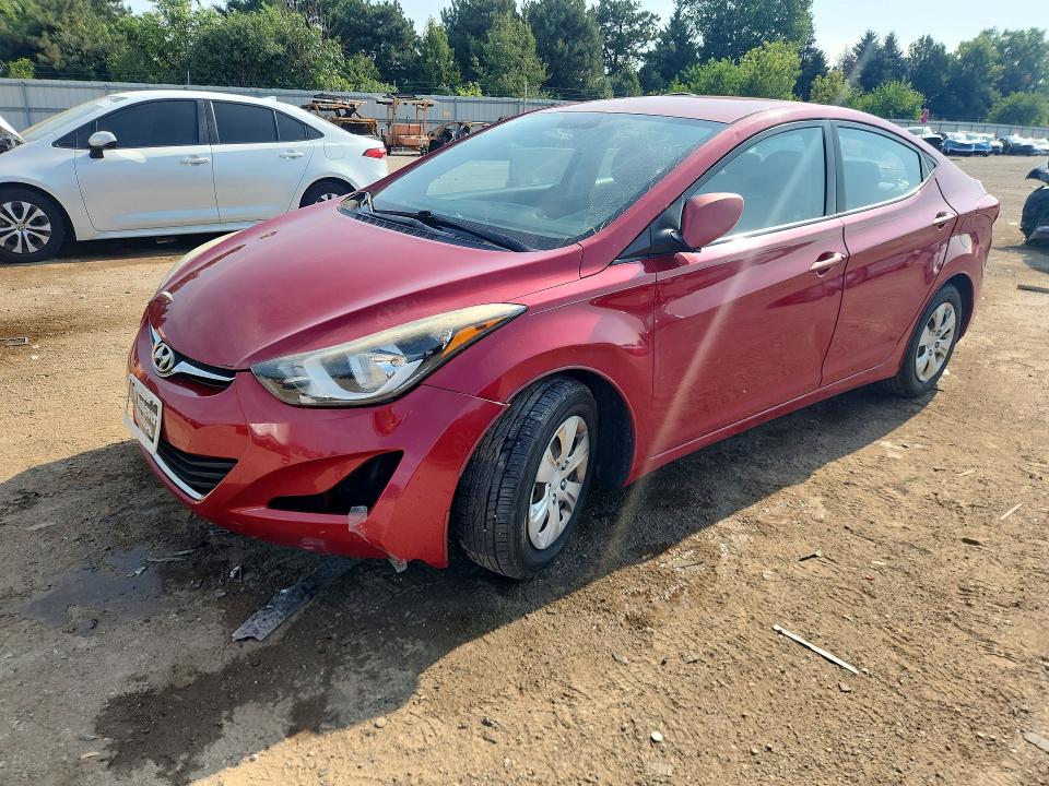 62834766 :رقم المزاد ، KMHDH4AEXGU526999 vin ، 2016 Hyundai Elantra مزاد بيع