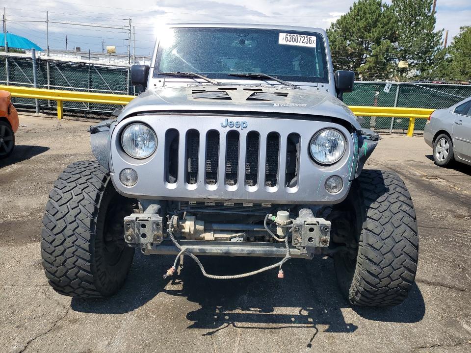 2015 Jeep Wrangler Unlimited მანქანა იყიდება აუქციონზე, vin: 1C4BJWFG1FL655076, აუქციონის ნომერი: 63607236
