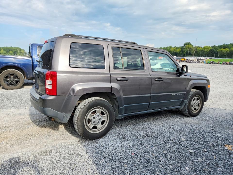 2016 Jeep Patriot მანქანა იყიდება აუქციონზე, vin: 1C4NJPBA5GD537287, აუქციონის ნომერი: 64316626