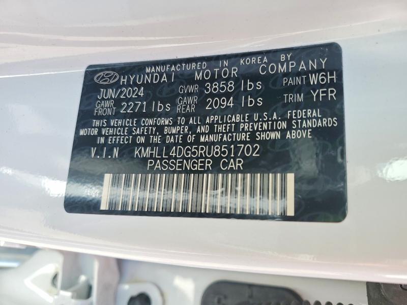 Продаж на аукціоні авто 2024 Hyundai Elantra, vin: KMHLL4DG5RU851702, номер лоту: 65670566