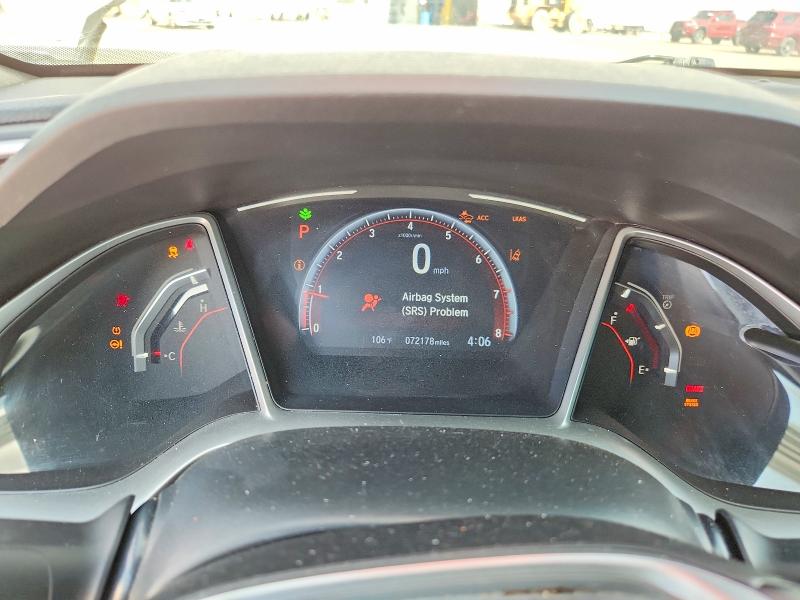 64611296 :رقم المزاد ، 2HGFC2F82KH503703 vin ، 2019 Honda Civic مزاد بيع