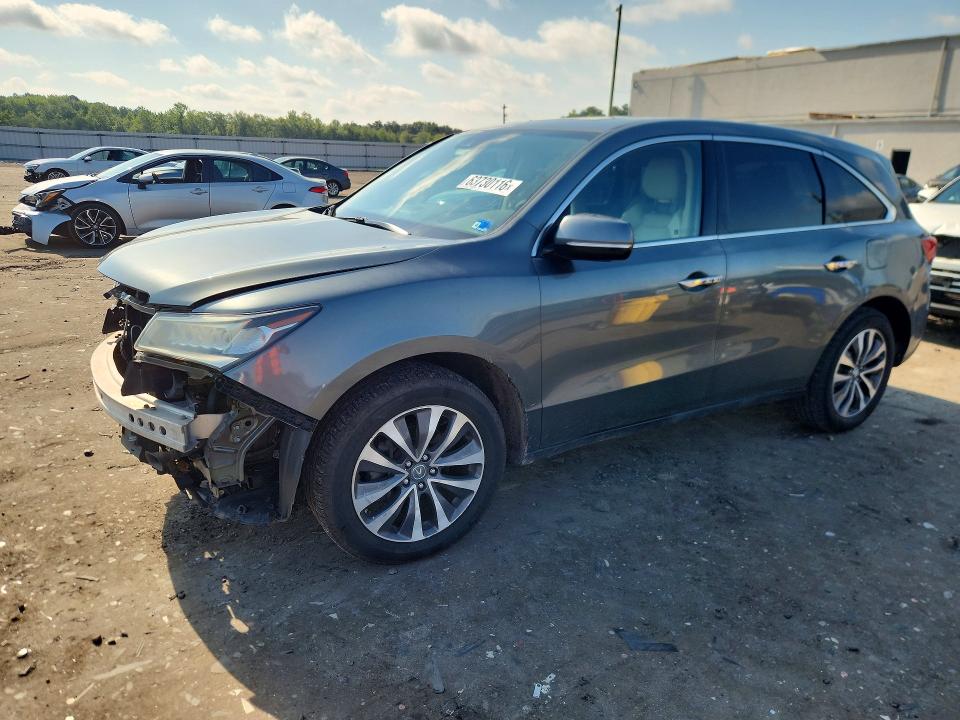 2016 Acura Mdx მანქანა იყიდება აუქციონზე, vin: 5FRYD4H42GB035025, აუქციონის ნომერი: 63730116