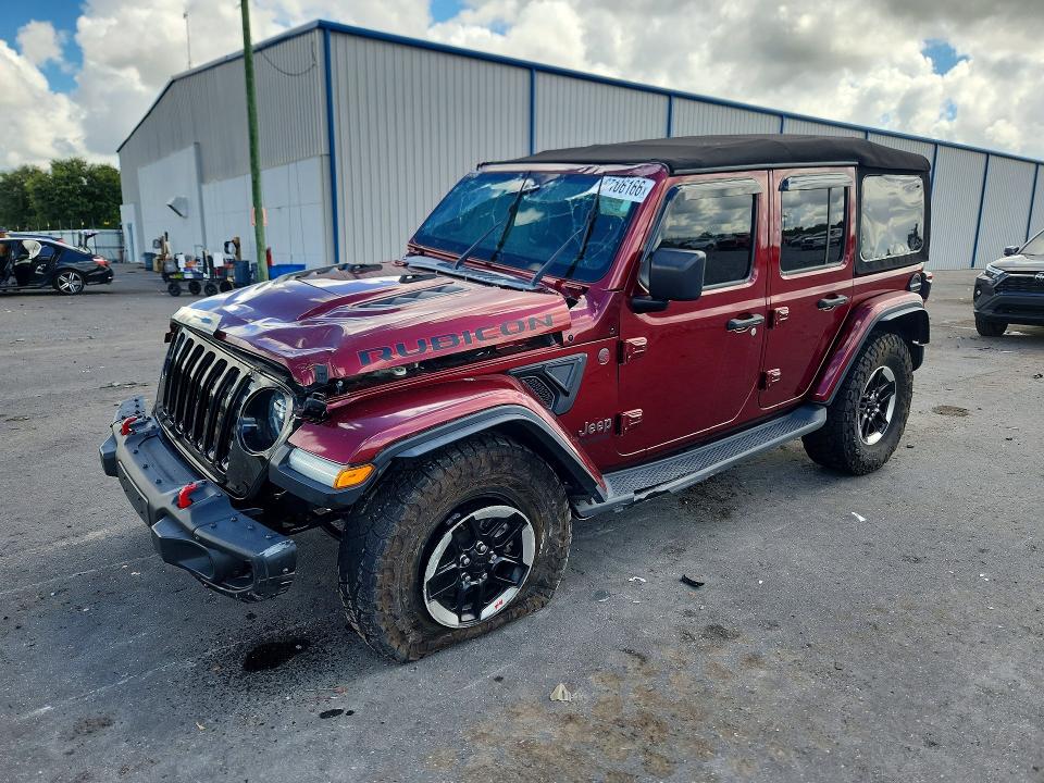 67106166 :رقم المزاد ، 1C4HJXFGXMW684863 vin ، 2021 Jeep Wrangler Unlimited مزاد بيع