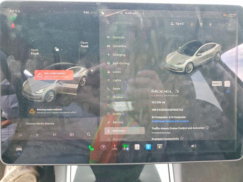 Продажа на аукционе авто 2018 Tesla Model 3, vin: 5YJ3E1EA3JF009722, номер лота: 66711576