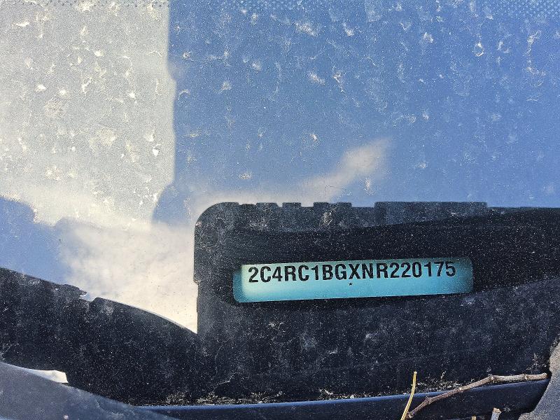 62716066 :رقم المزاد ، 2C4RC1BGXNR220175 vin ، 2022 Chrysler Pacifica مزاد بيع
