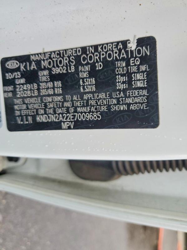 66594936 :رقم المزاد ، KMHD35LE2DU113598 vin ، 2014 Kia Soul مزاد بيع