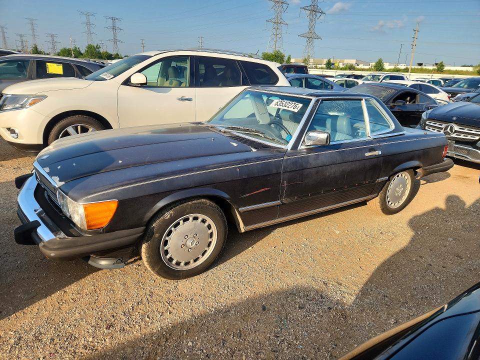 1987 Mercedes-benz 560 მანქანა იყიდება აუქციონზე, vin: WDBBA48DXHA067102, აუქციონის ნომერი: 63532276