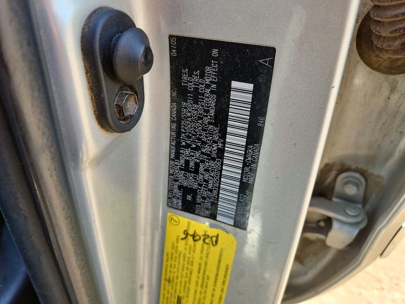 2005 Lexus Rx მანქანა იყიდება აუქციონზე, vin: 2T2HA31U25C070563, აუქციონის ნომერი: 64254876