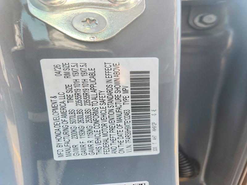 Продаж на аукціоні авто 2026 Honda Cr-v, vin: 7FARS6H9XTE122463, номер лоту: 63618766