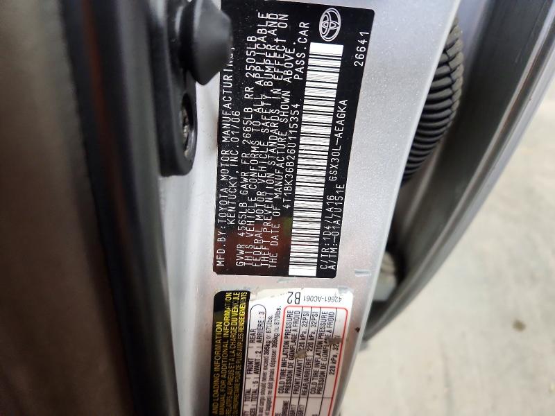 Продажа на аукционе авто 2006 Toyota Avalon, vin: 4T1BK36B26U115354, номер лота: 65305586