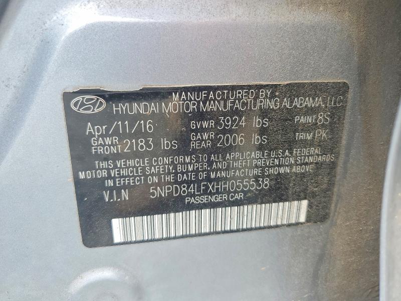 Aukcja sprzedaży 2017 Hyundai Elantra, vin: 5NPD84LFXHH055538, numer aukcji: 63545636