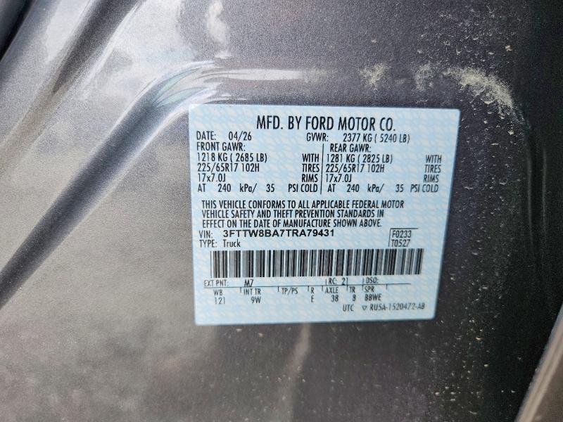 Продажа на аукционе авто 2026 Ford Maverick, vin: 3FTTW8BA7TRA79431, номер лота: 63742606
