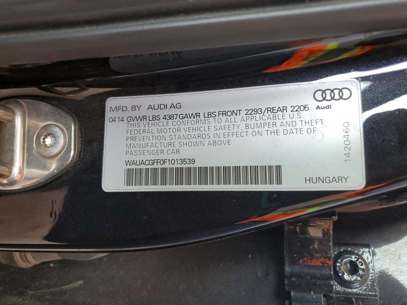 65230046 :رقم المزاد ، WAUACGFF0F1013539 vin ، 2015 Audi A3 مزاد بيع
