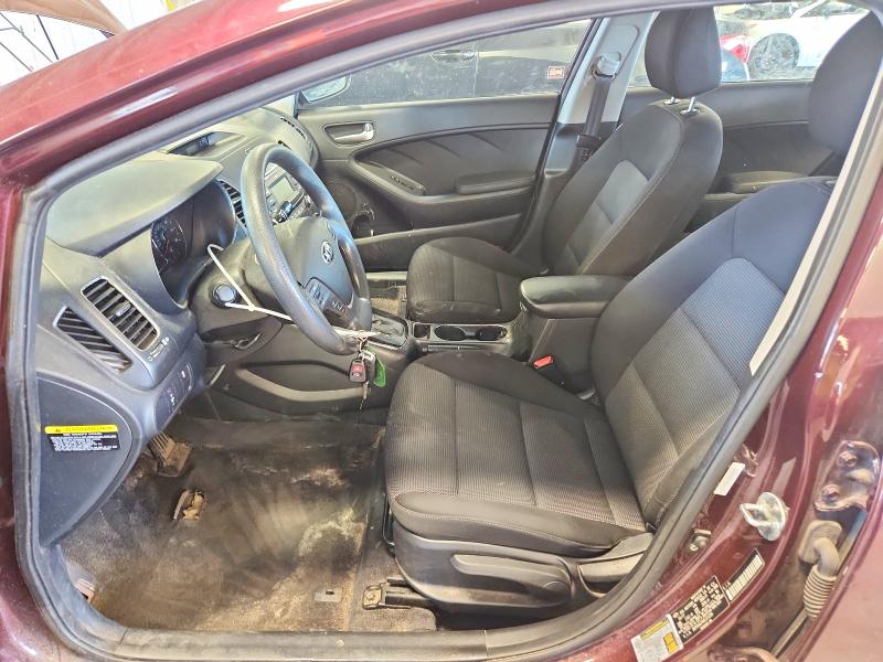 66987326 :رقم المزاد ، 3KPFK4A7XHE121239 vin ، 2017 Kia Forte مزاد بيع