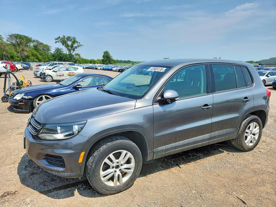Auction sale of the 2012 Volkswagen Tiguan, vin: WVGAV7AX1CW004999, lot number: 63905136